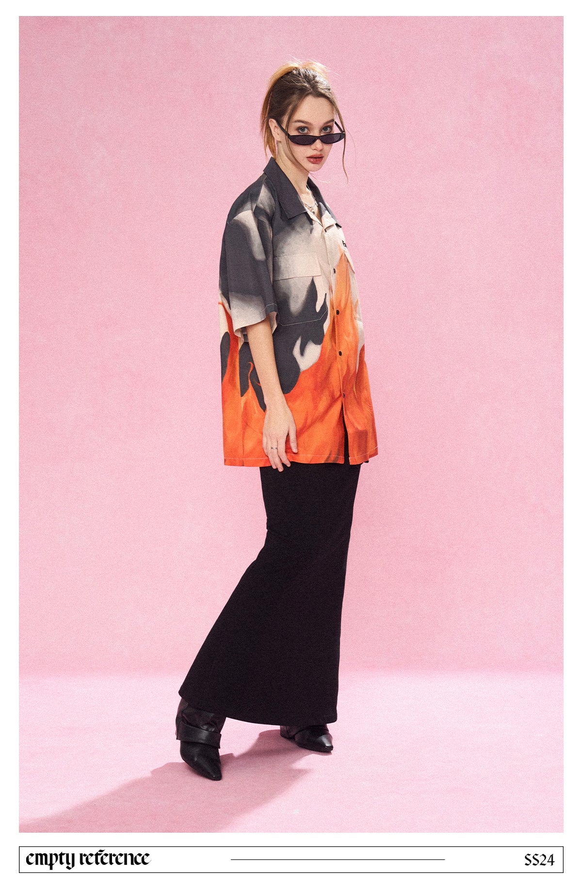 Flame Render Graphic Shirt
