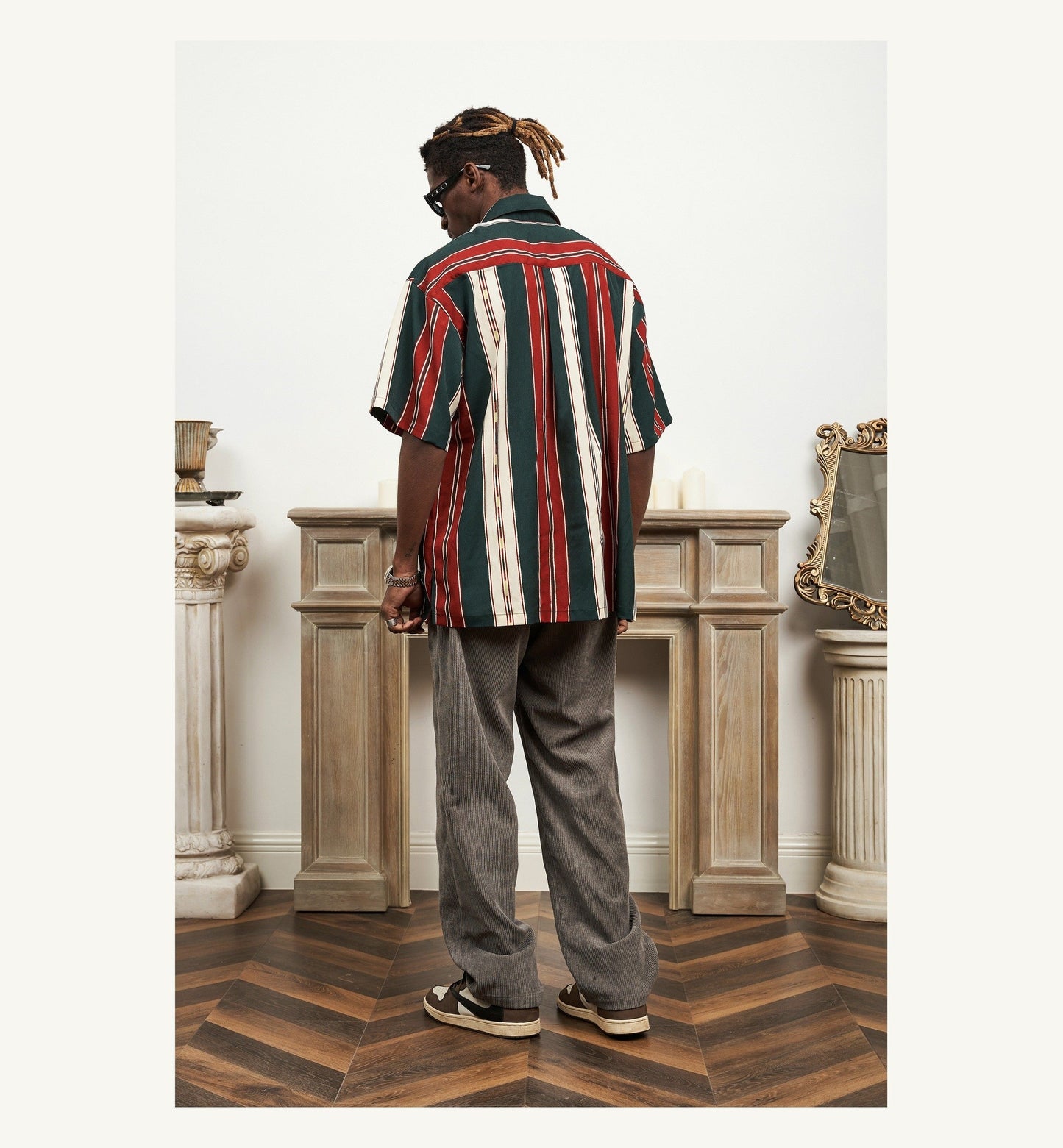 Red Green Stripe Shirt