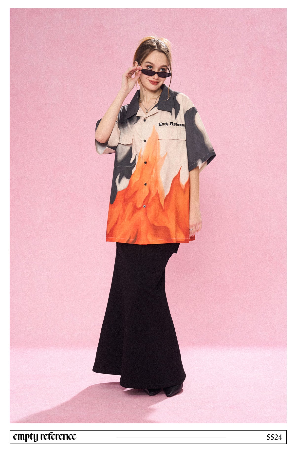 Flame Render Graphic Shirt
