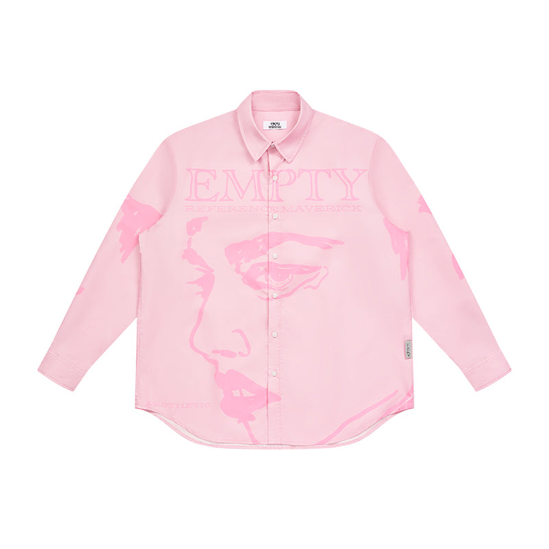 Sketch Portrait Graphic Shirt