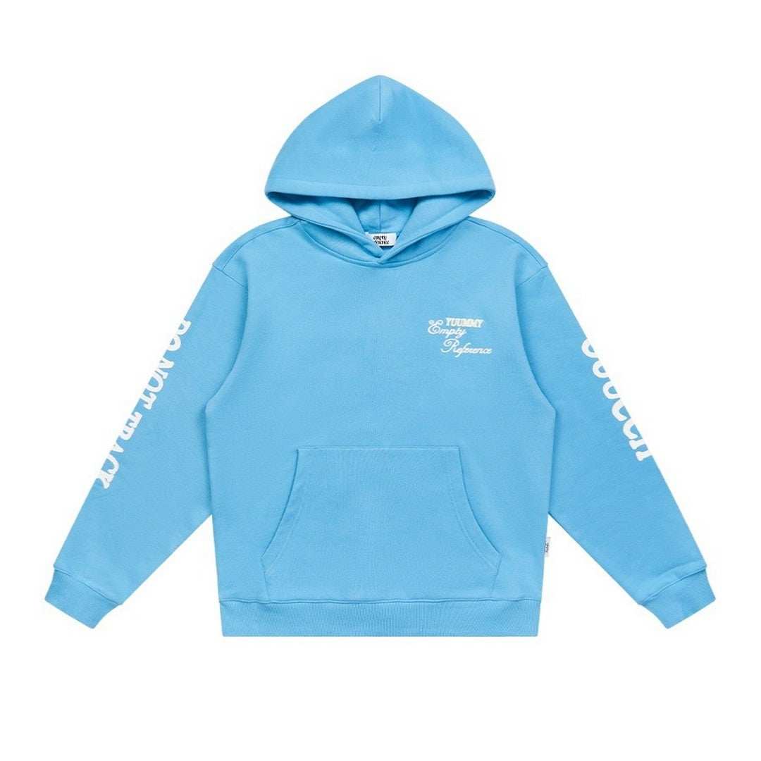 Script Logo Sleeve Print Hoodie - Empty Reference
