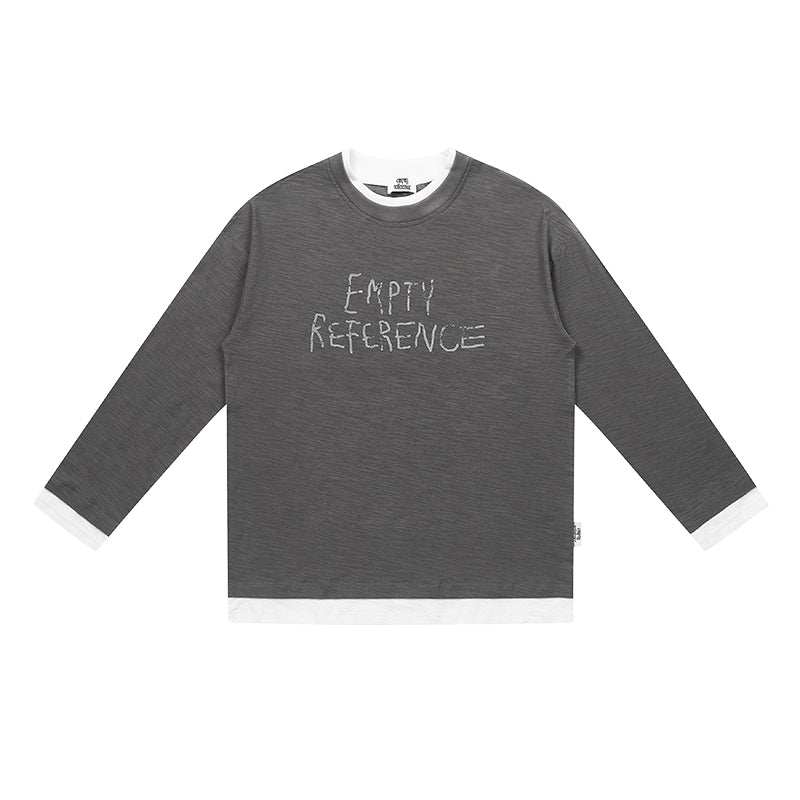 Layered Look Print Shirt - Empty Reference