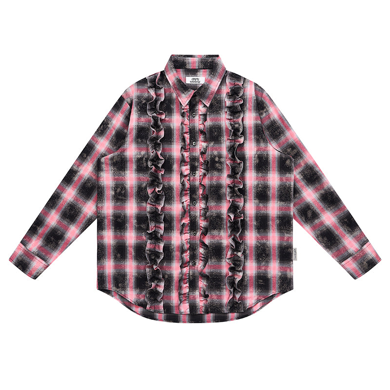 Gingham Fungi Lace Shirt