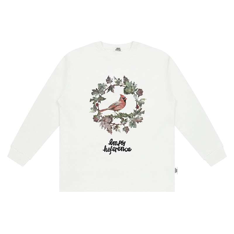 Thorn Bird Graphic Cotton Shirt - Empty Reference