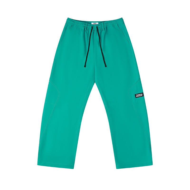 Green Embroidered Trousers