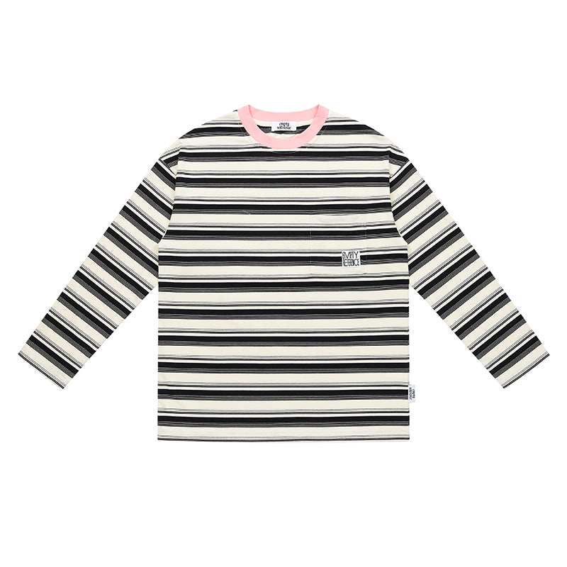 Striped Cotton Layering Shirt - Empty Reference