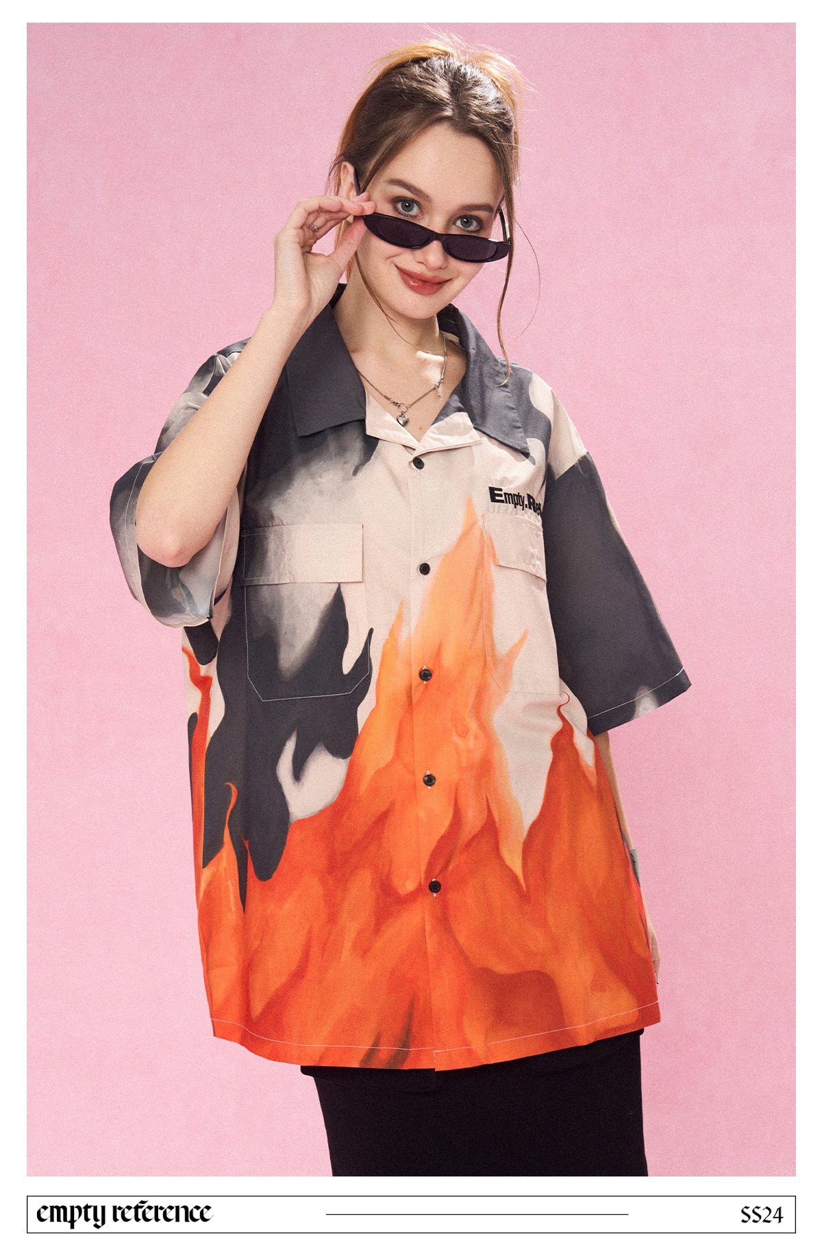 Flame Render Graphic Shirt