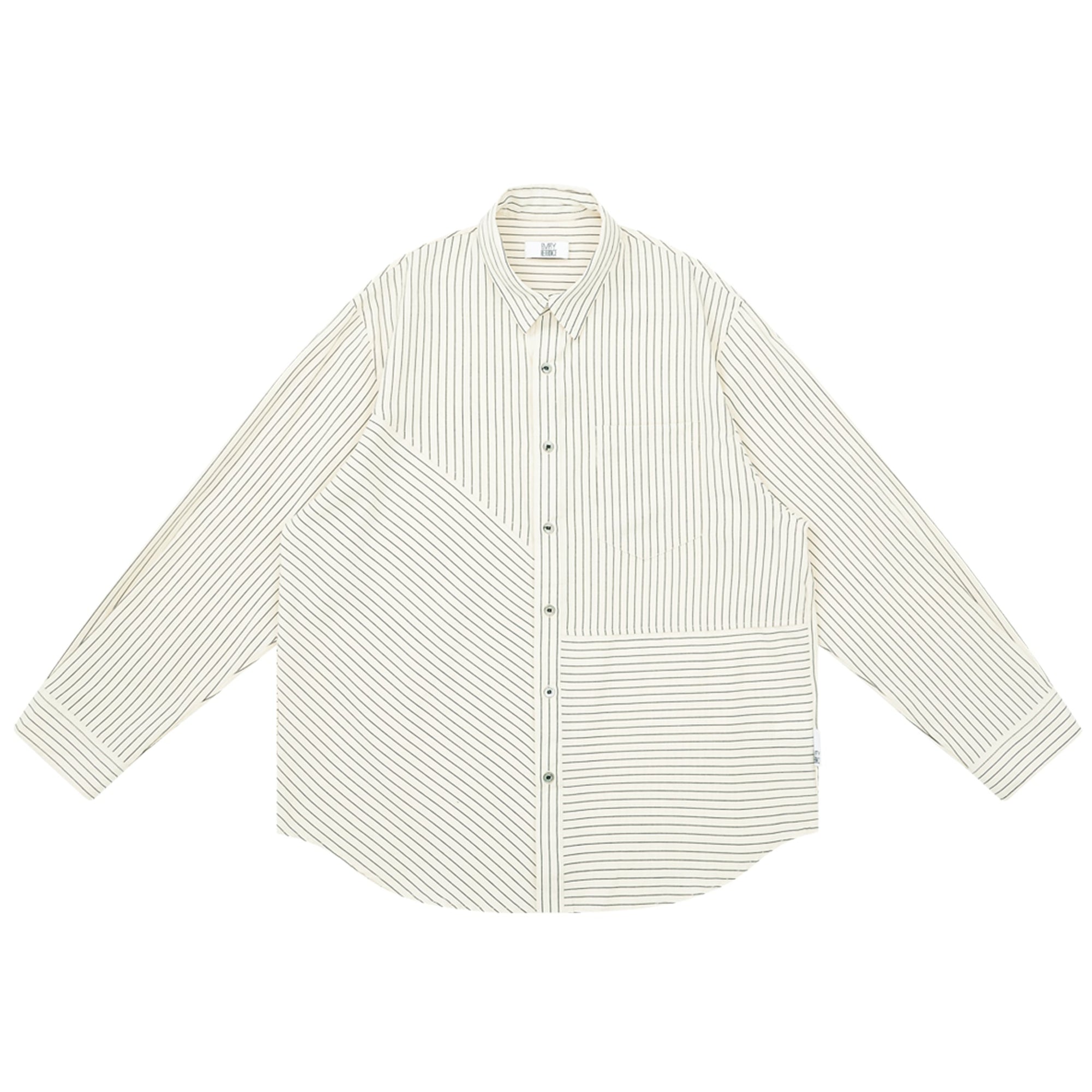 Striped Patch Pocket Shirt