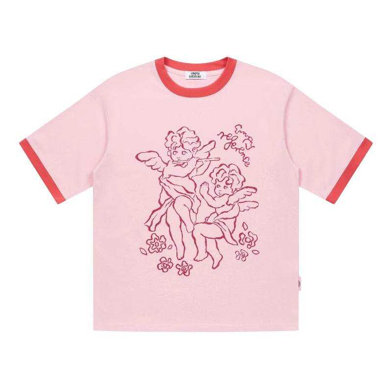 Angel Patchwork Graphic Tee - Empty Reference