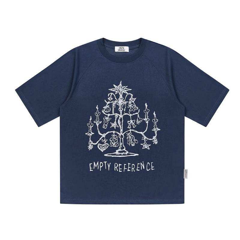 Christmas Candle Raglan Tee - Empty Reference