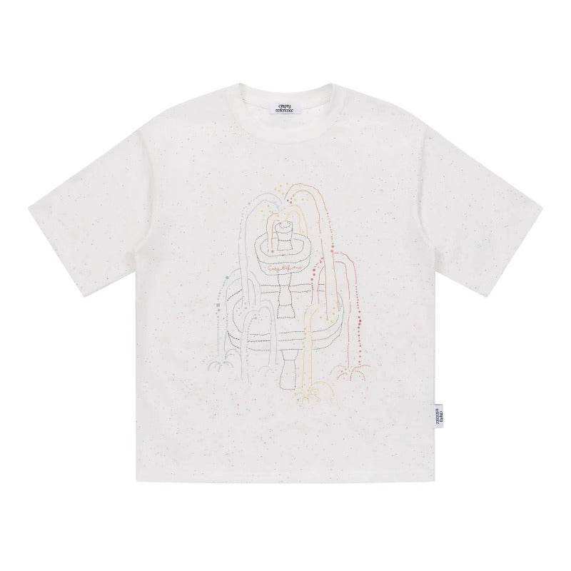 Color Fountain Graphic T-Shirt - Empty Reference