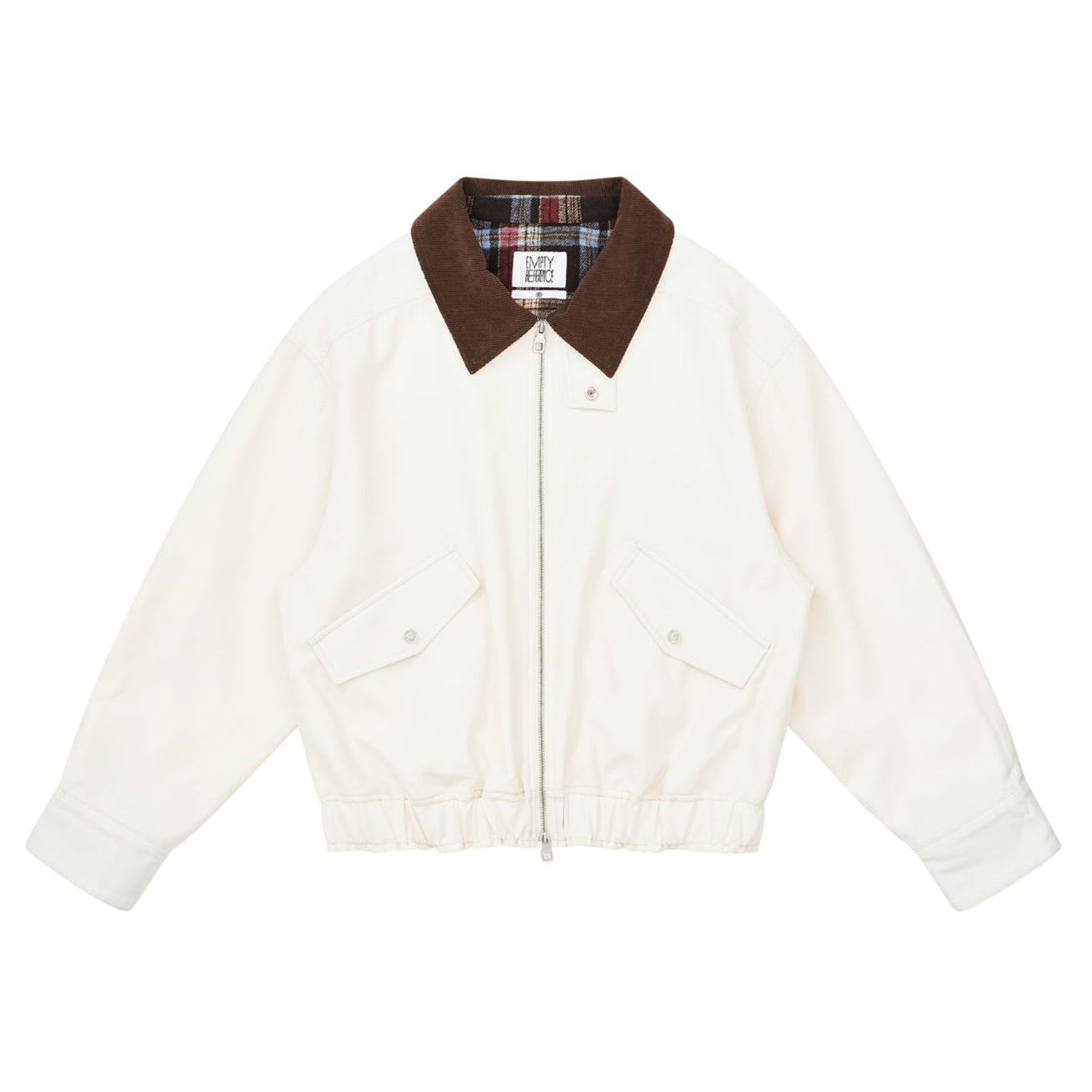 Plaid Corduroy Casual Jacket
