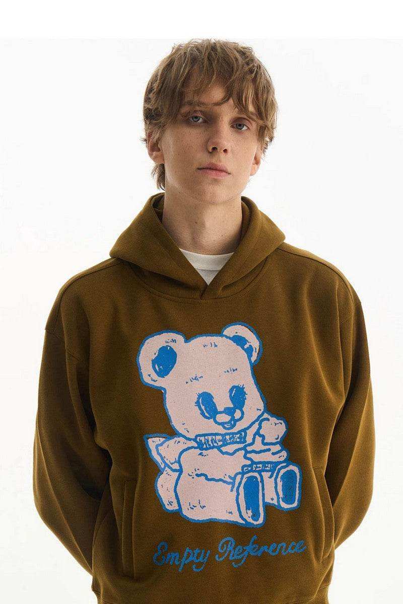Angel Bear Graphic Hoodie - Empty Reference