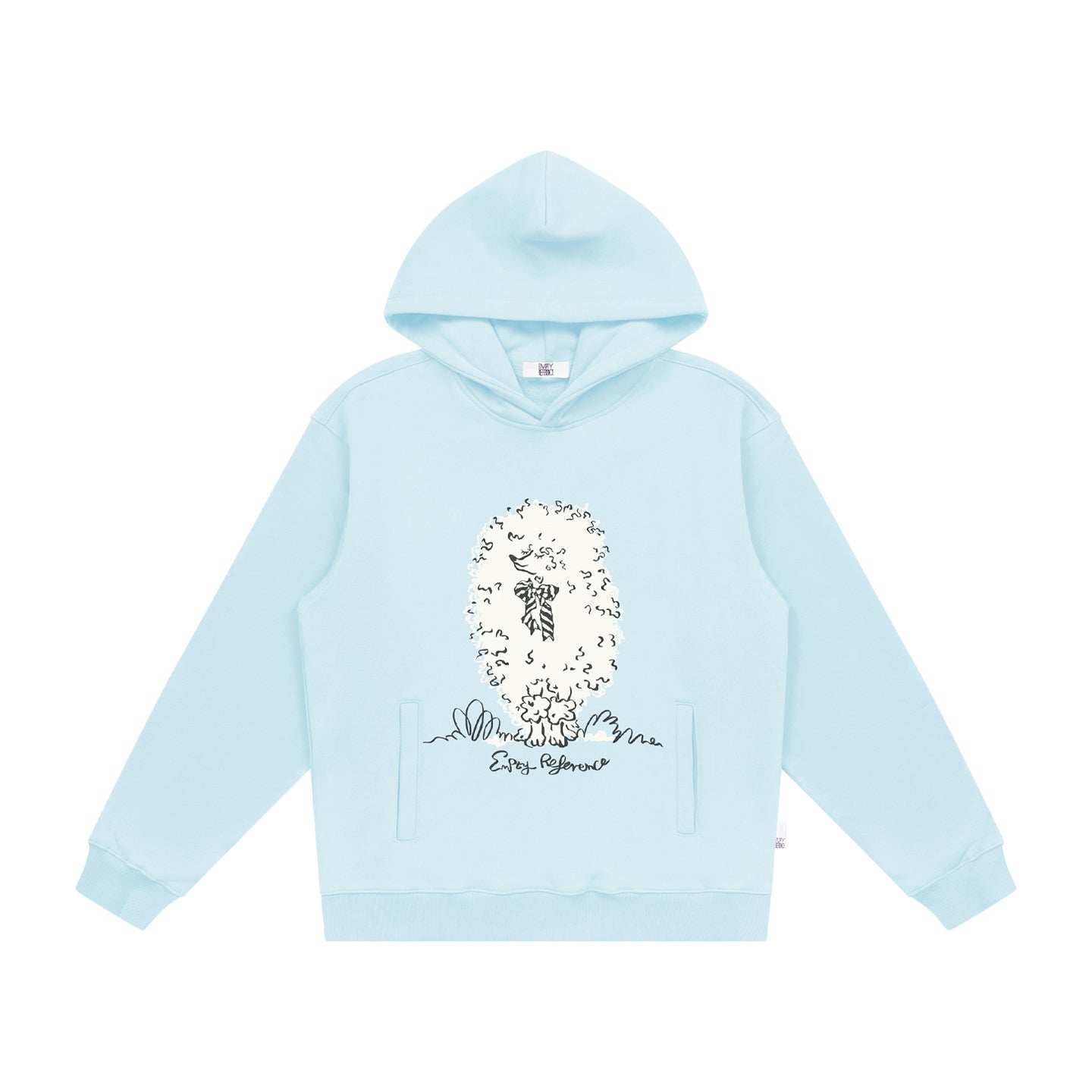 Poodle Graphic Hoodie - Empty Reference