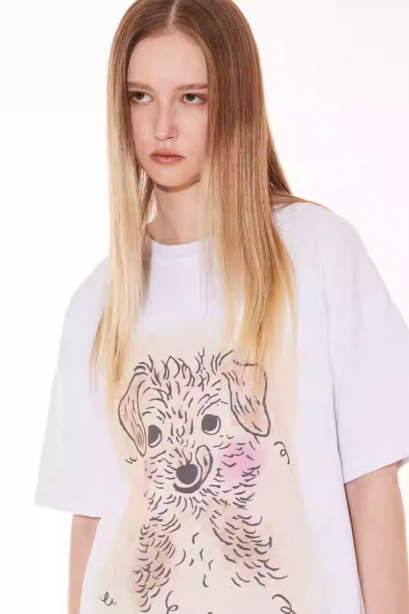 Sketch Dog Graphic Tee