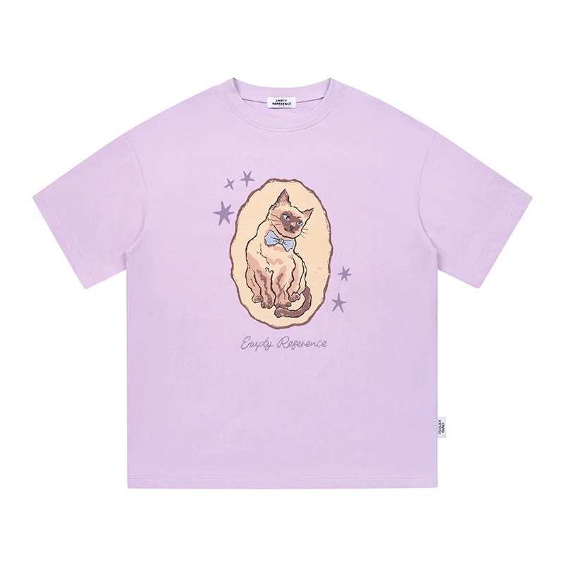 Siamese Cat Graphic Tee - Empty Reference