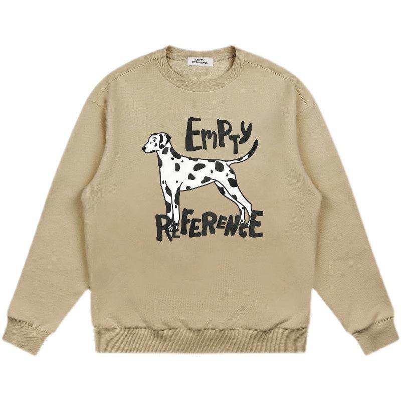 Dalmatian Graffiti Crewneck Sweatshirt - Empty Reference