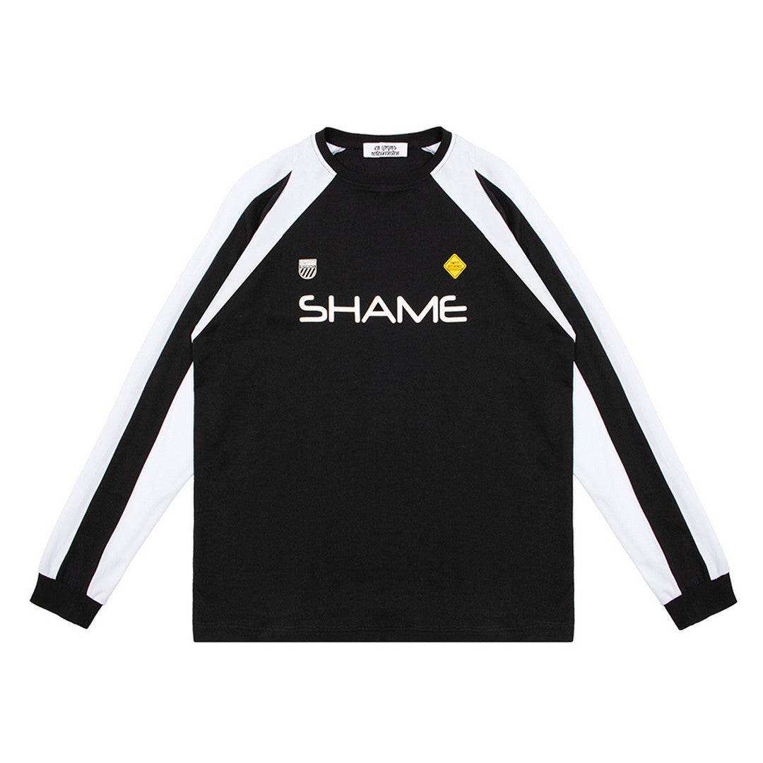 Black White Patchwork Jersey Tee - Empty Reference