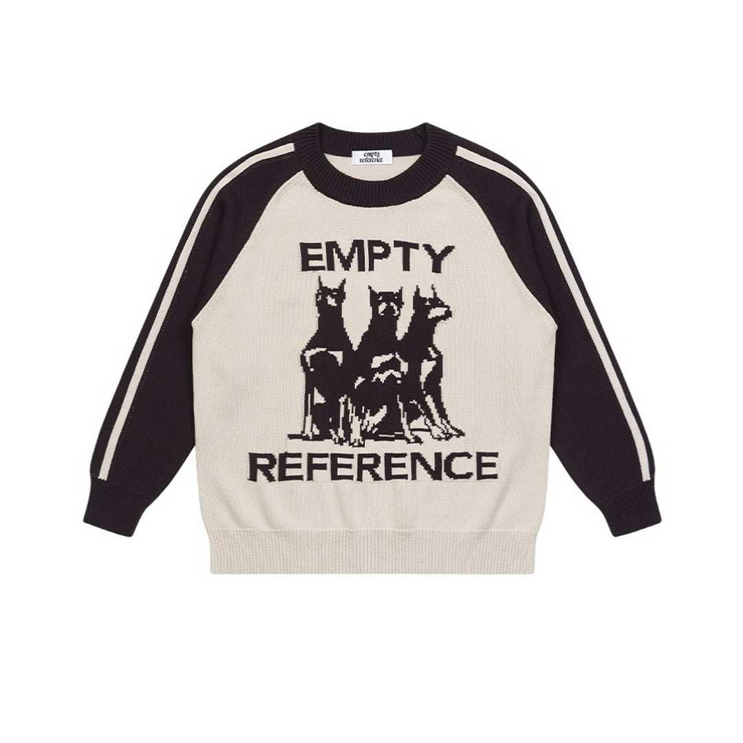 Doberman Raglan Stripe Sweater - Empty Reference