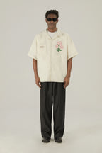 Floral Cotton Graphic Shirt