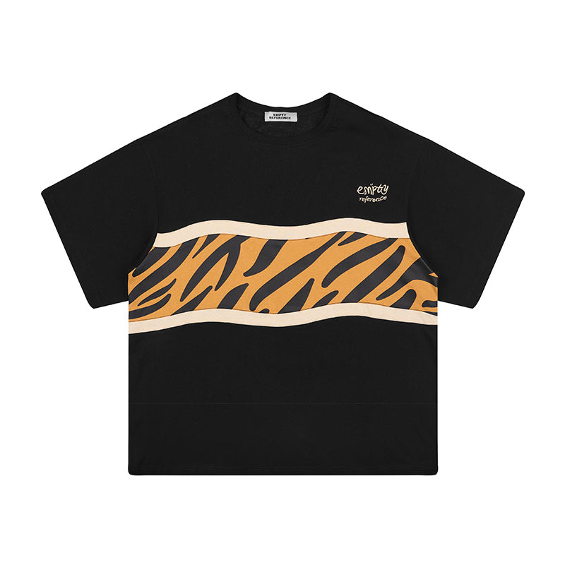 Tiger Patchwork Graphic Tee