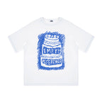 White Soft Graphic Lounge Tee