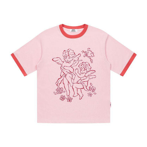 Angel Patchwork Graphic Tee