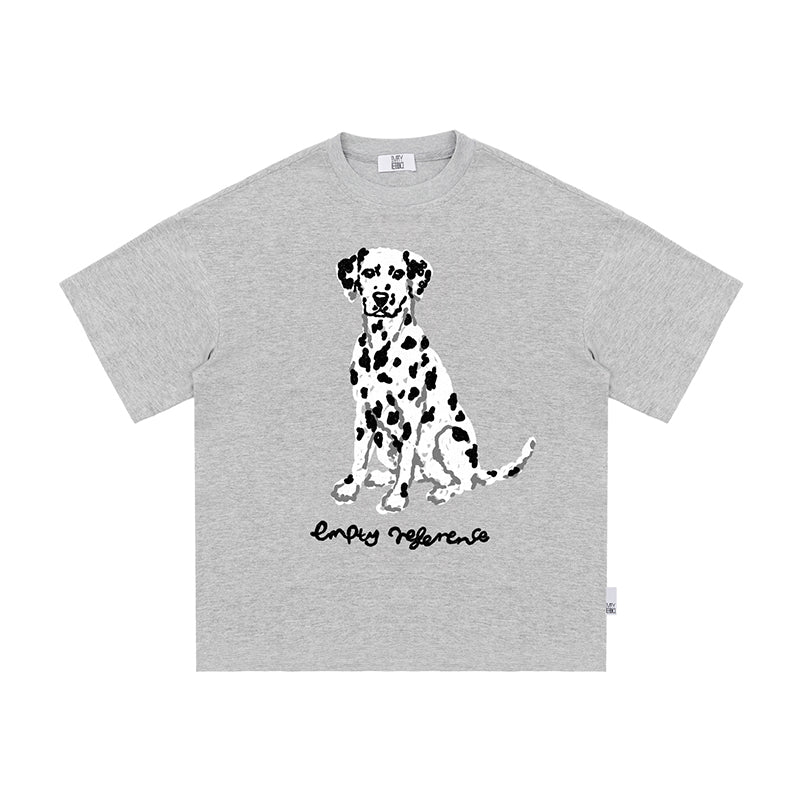 The Spotted Companion Tee - 240g Sorona® with Hand-Drawn Dalmatian