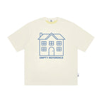 The Drawn Dwelling Sweatshirt - Double-Layer Snow Fabric & Blue Line House