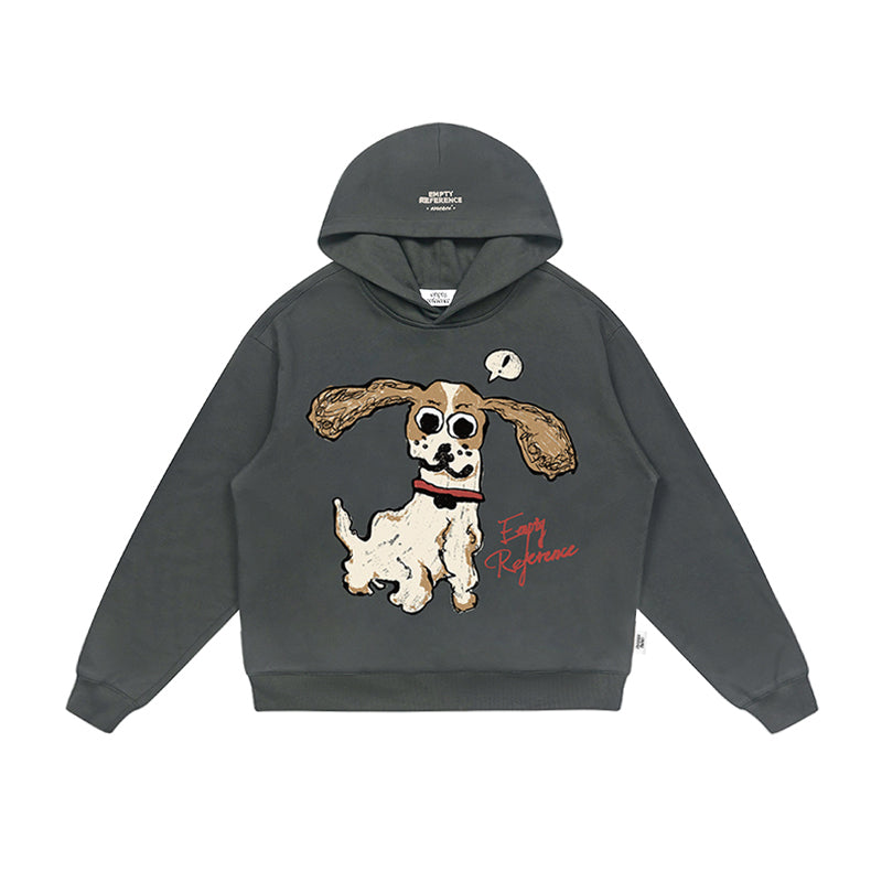Cartoon Puppy Graphic Sweatshirt