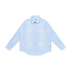 Floral Seersucker Check Shirt