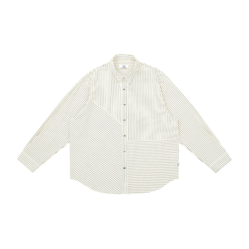 Striped Patch Pocket Shirt