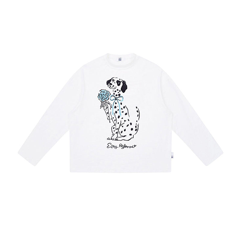 Dalmatian Rose Graphic Tee