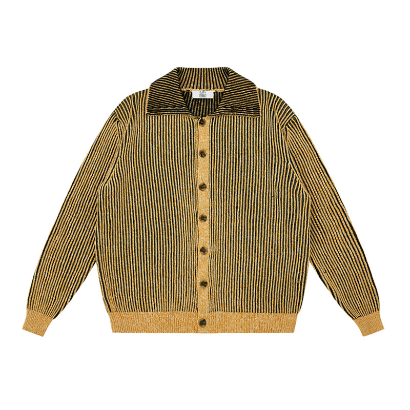 Vintage Stripe Knit Cardigan