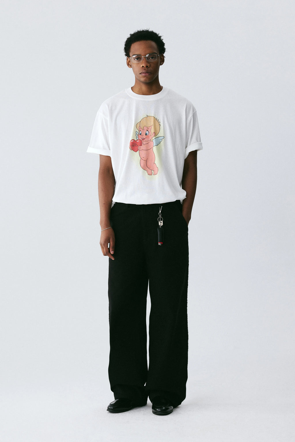 Webbing Detail Trousers