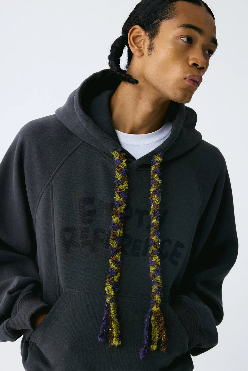 Woven Panel Hoodie