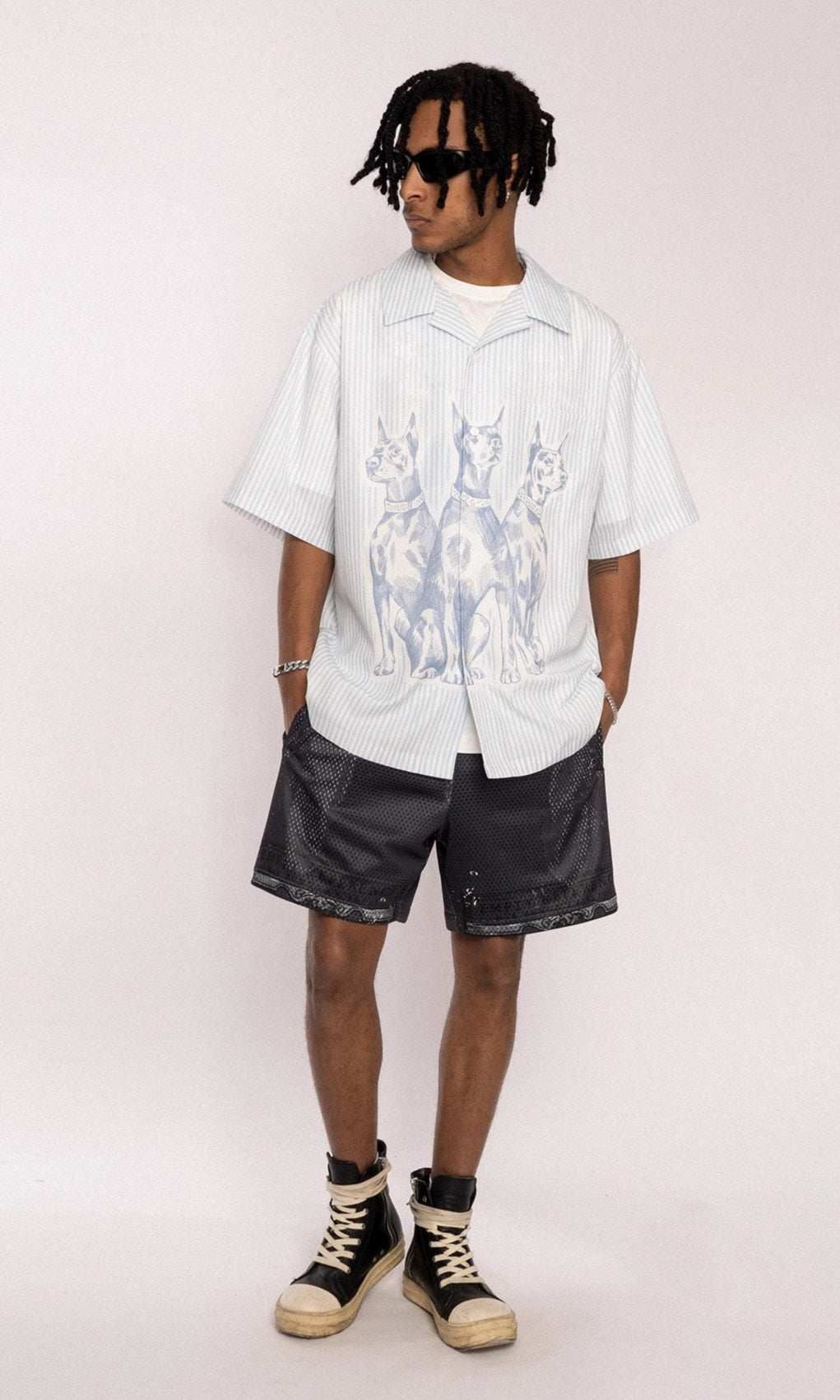 Doberman Sketch Graphic Shirt - Empty Reference