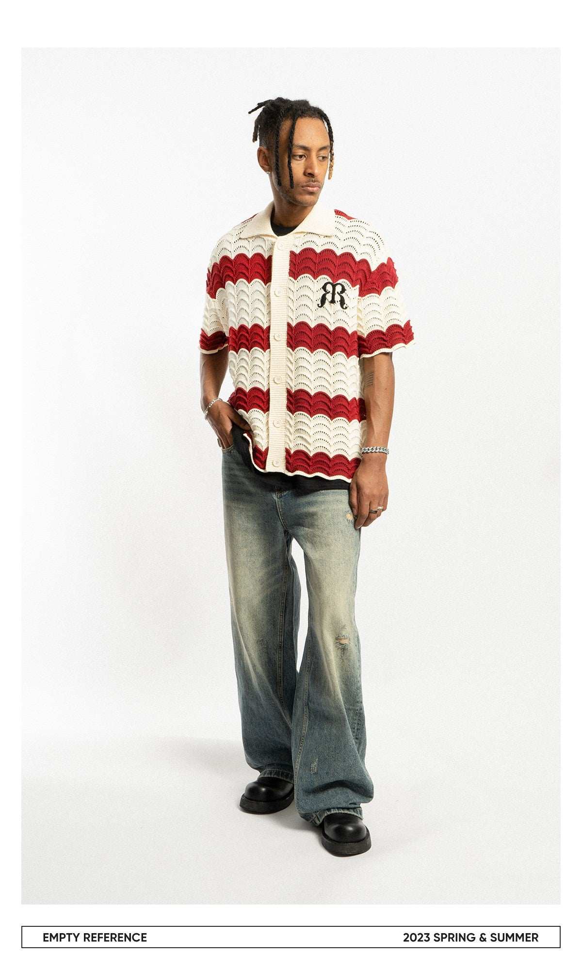 Wavy Weave Textured Shirt - Empty Reference