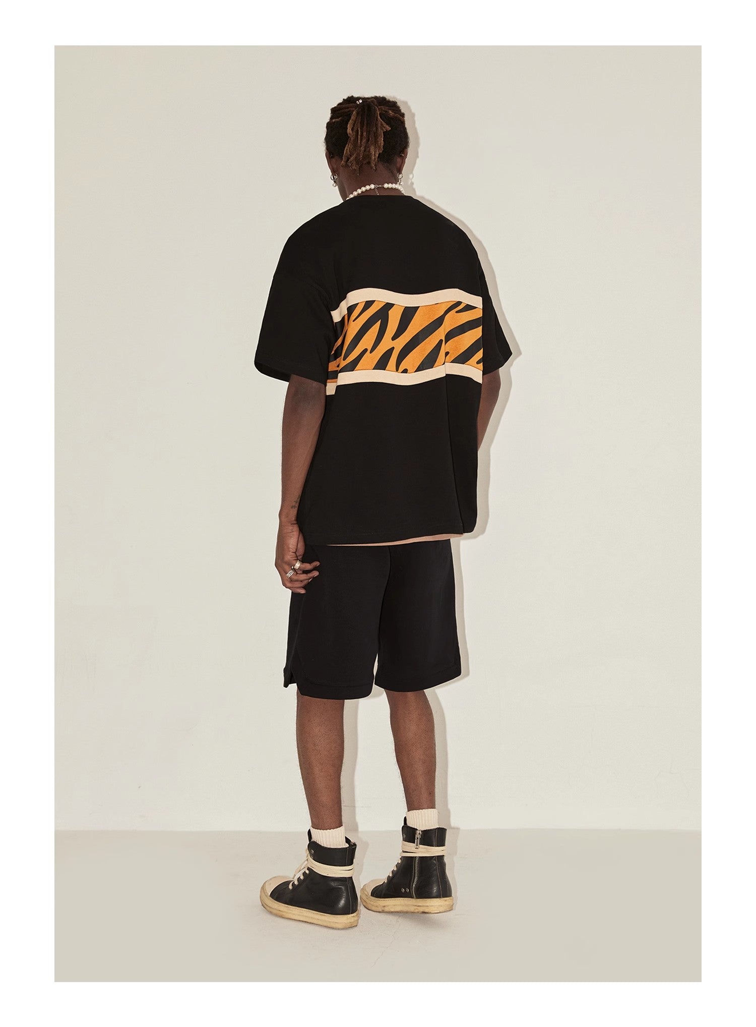 Tiger Patchwork Graphic Tee