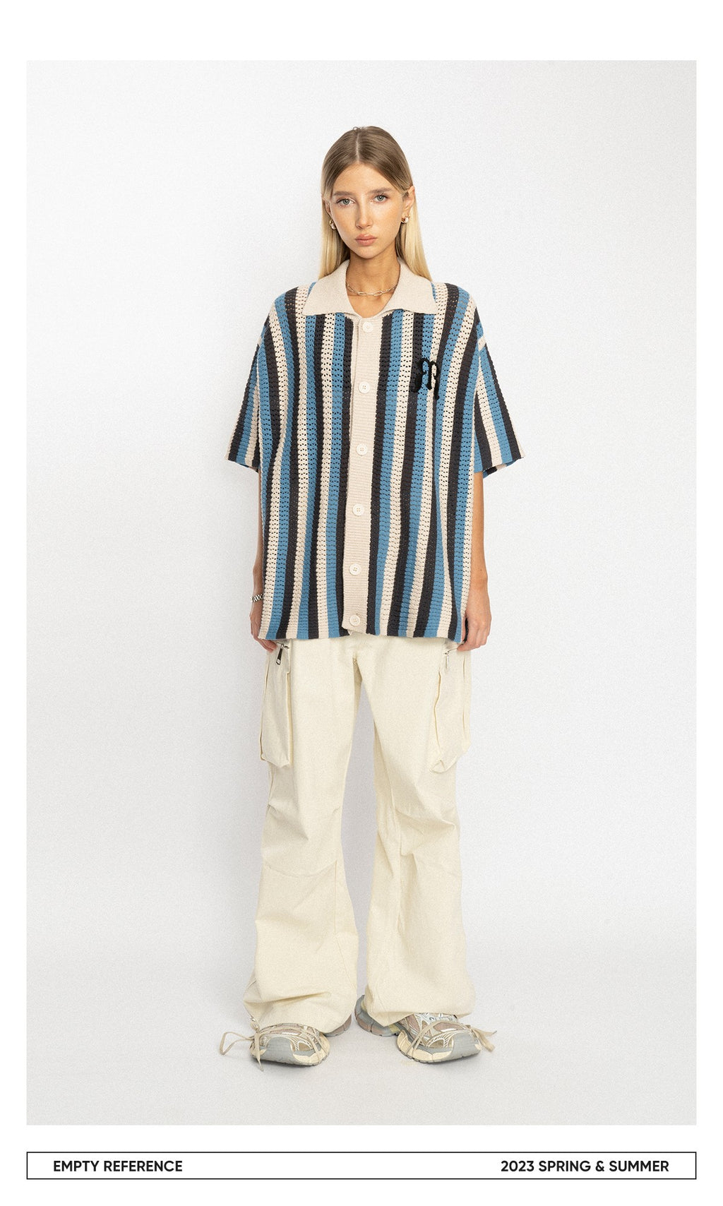 Embroidered Knit Polo Shirt