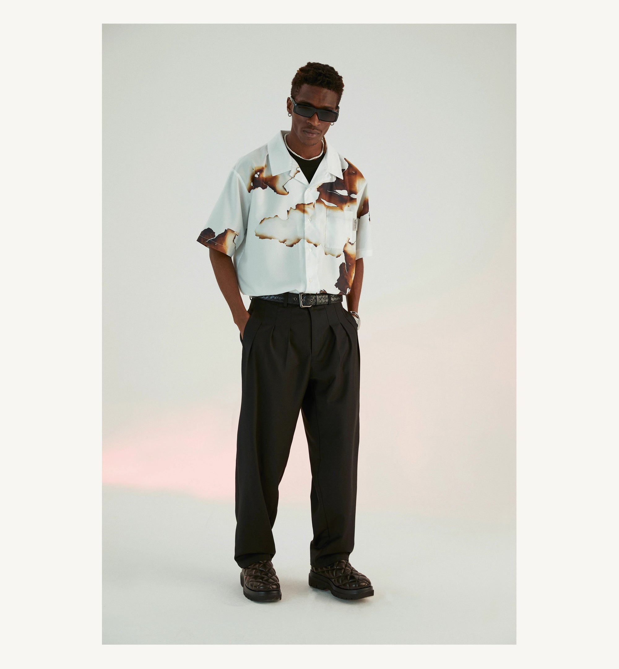 Ash Tone Graphic Shirt