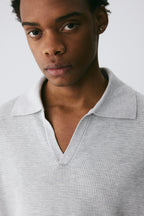 Textured Knit Polo