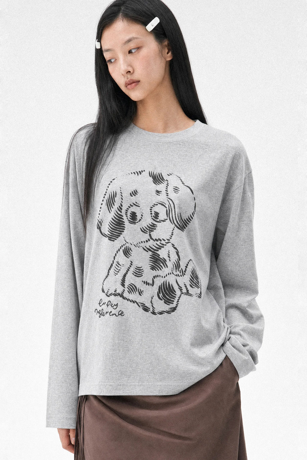Vintage Dog Long Sleeve Tee