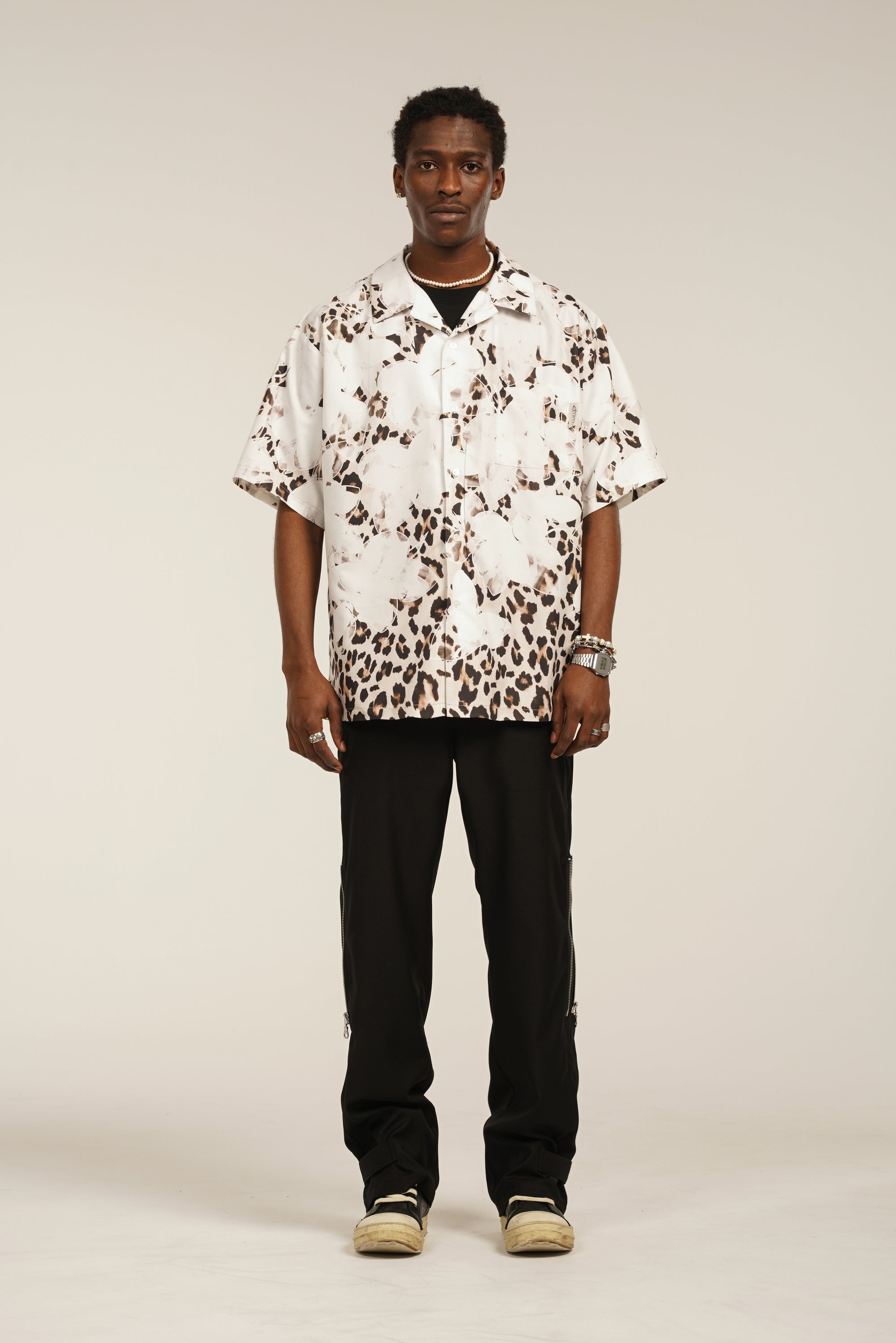 Leopard Cloud Camp Shirt