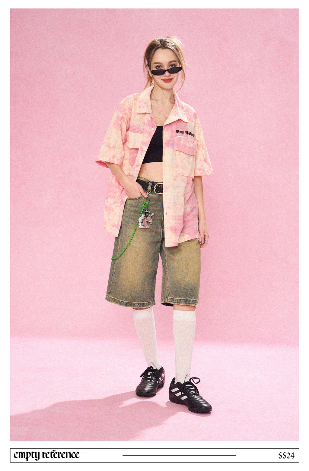 Gingham Batik Pocket Shirt