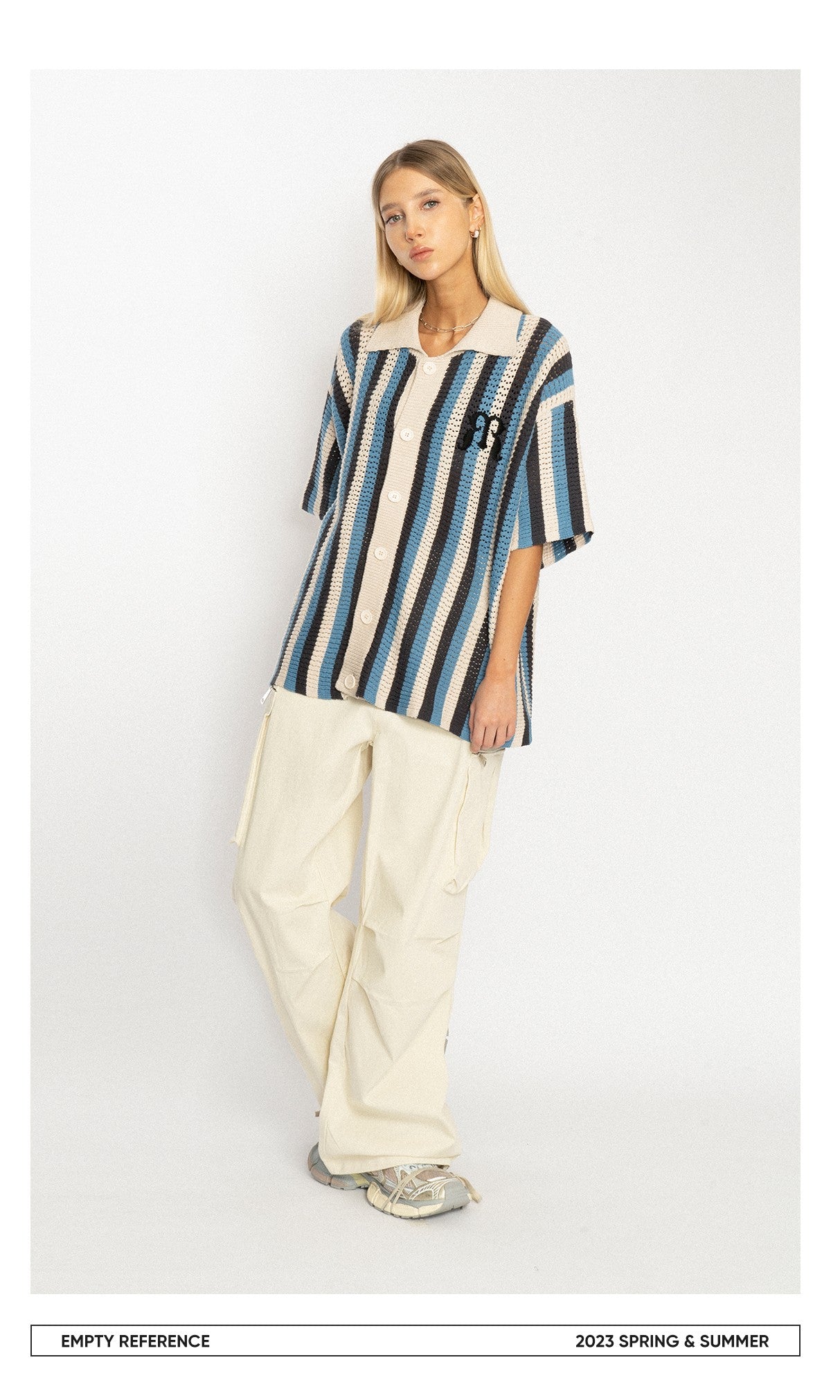 Embroidered Knit Polo Shirt