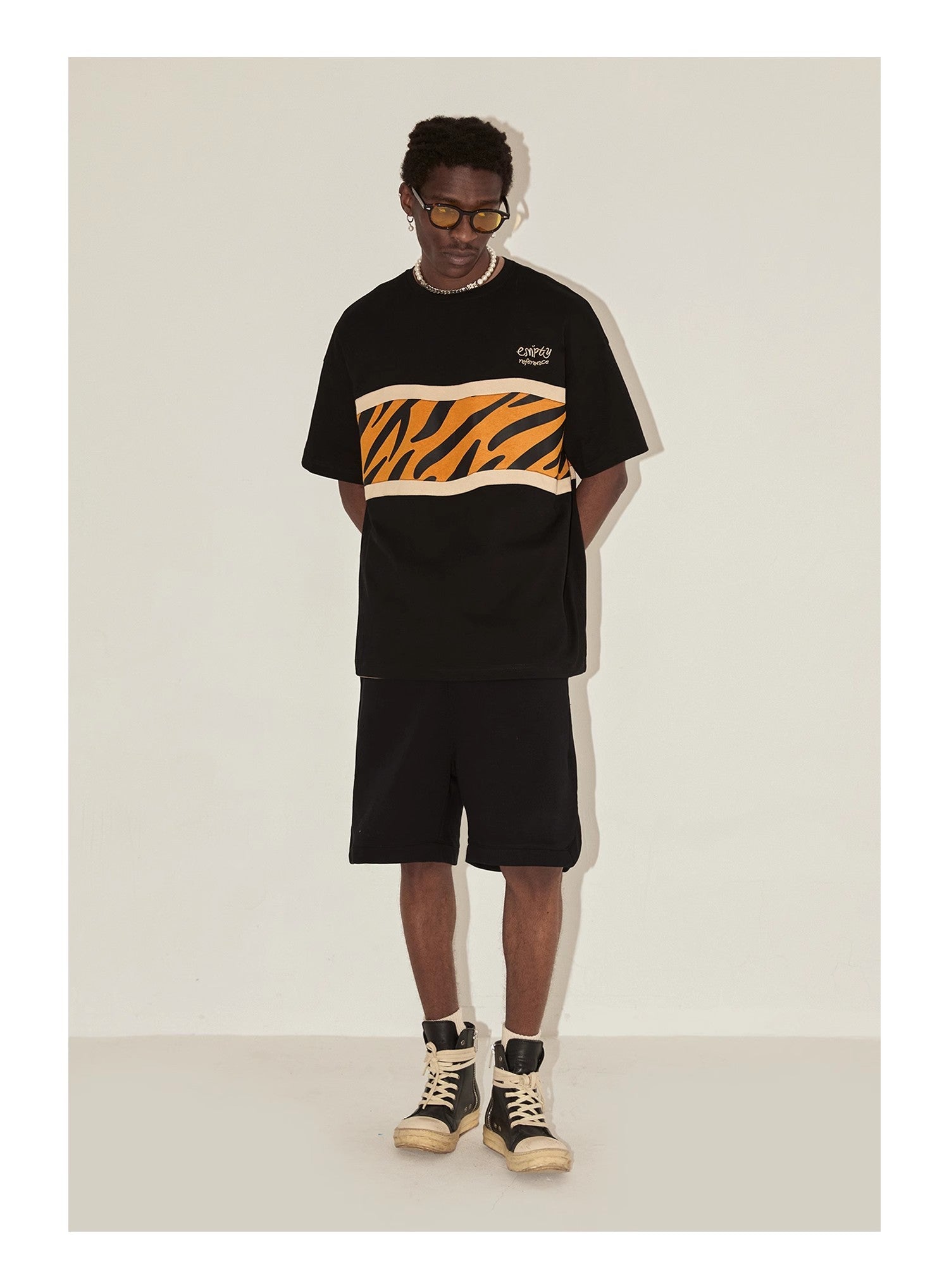 Tiger Patchwork Graphic Tee