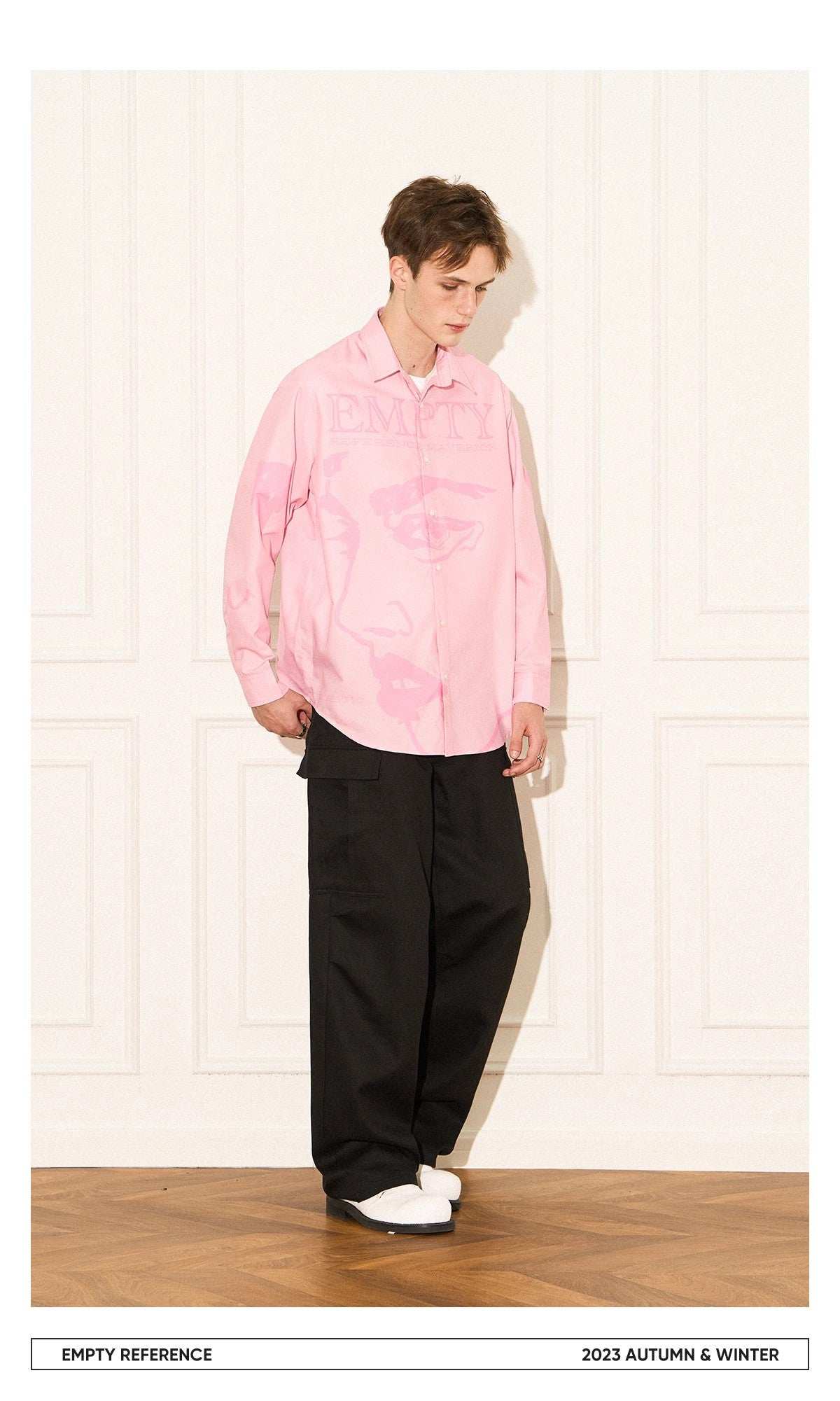 Sketch Portrait Graphic Shirt - Empty Reference