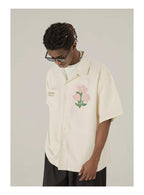 Floral Cotton Graphic Shirt - Empty Reference