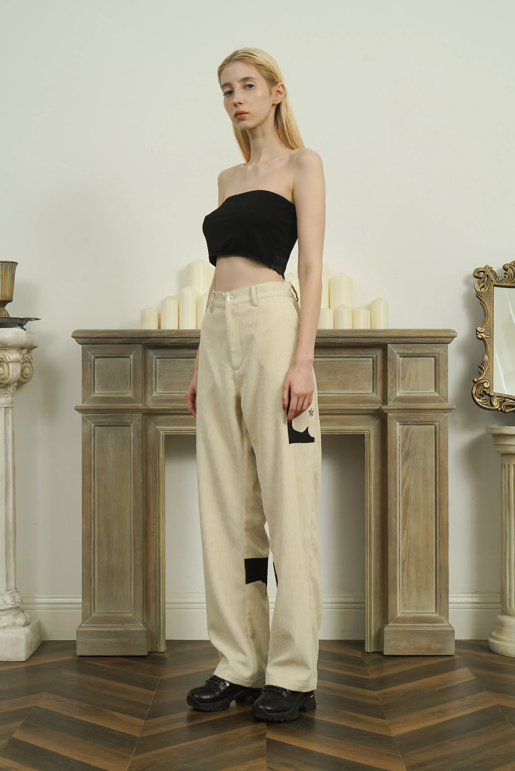 Floral Corduroy Blazer